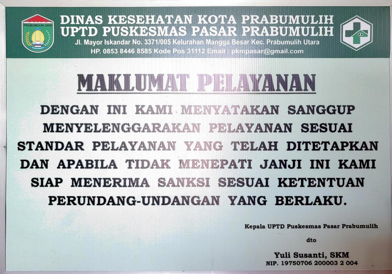 MAKLUMAT PELAYANAN